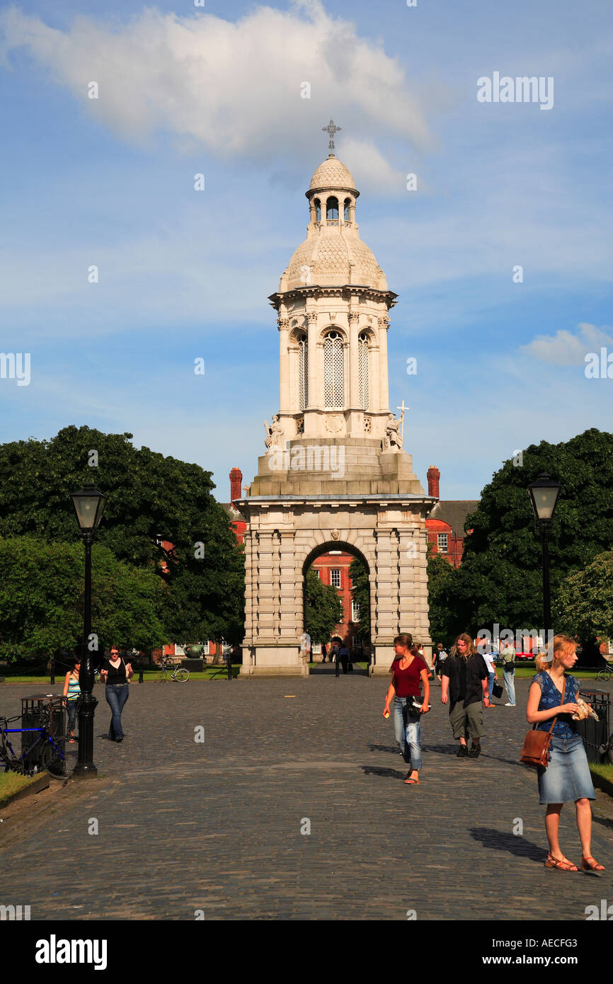 Trinity College Dublin Irland Stockfoto