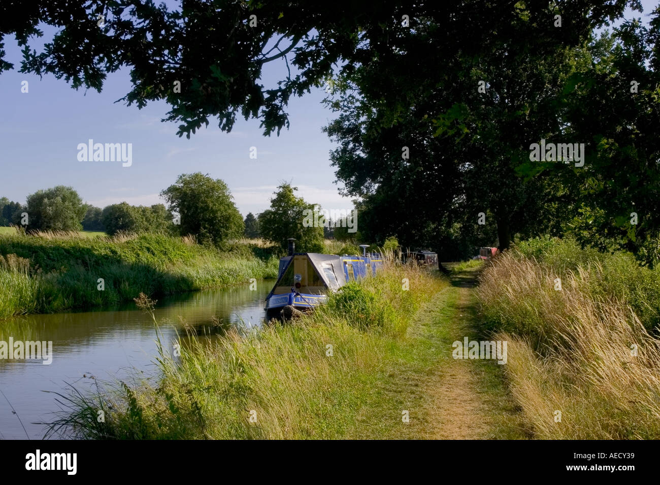 England die Midlands Warwickshire der Stratford-upon-Avon Kanal Wootten wawen Stockfoto