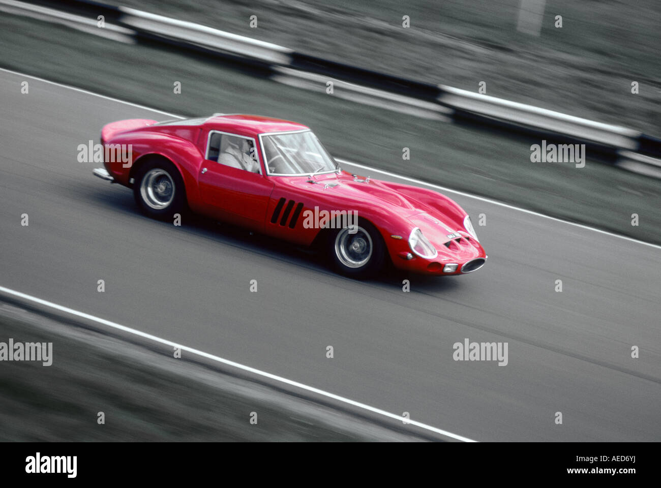Ferrari 250 GTO Berlinetta. Eingeführte 1962. rot Stockfoto