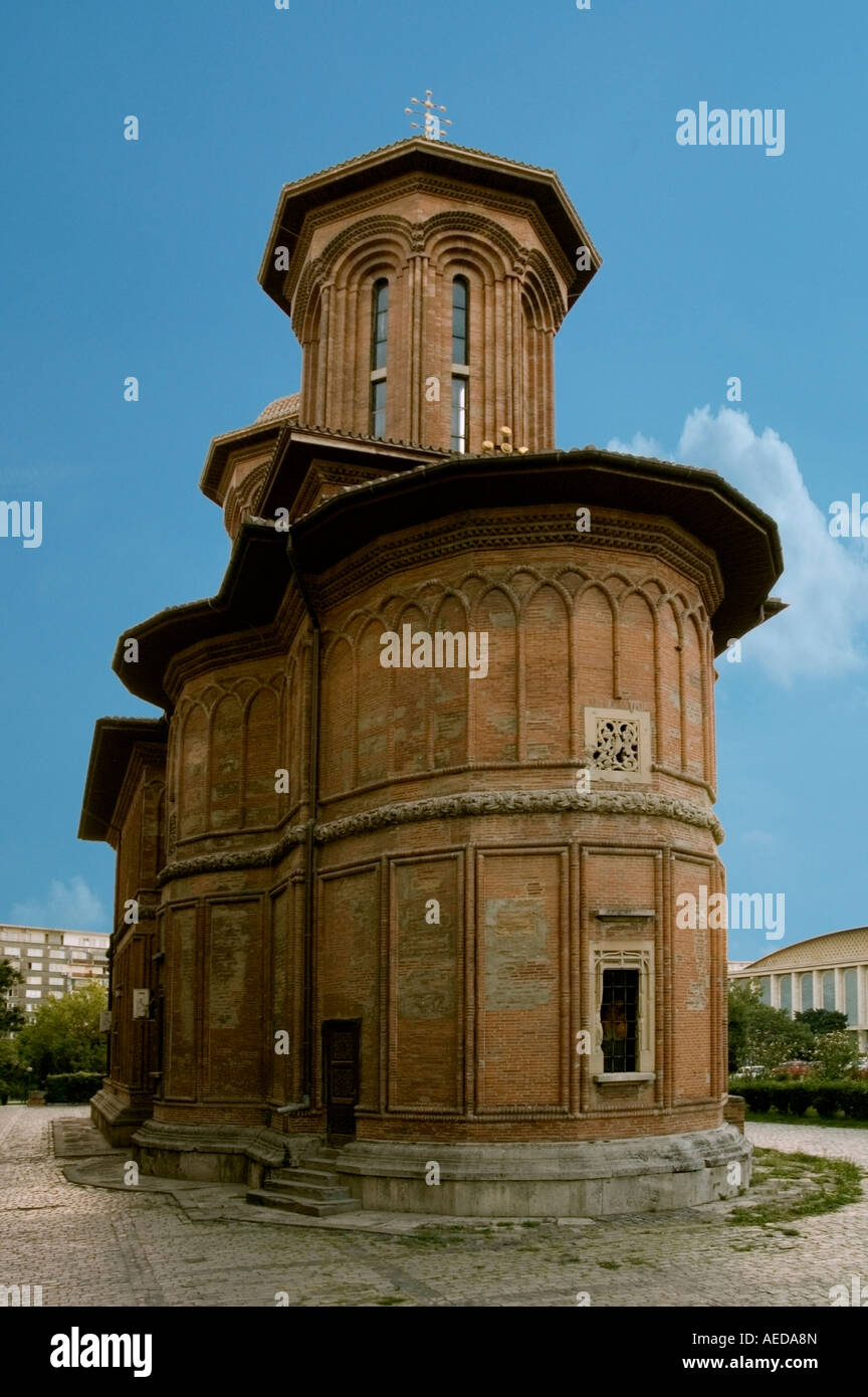 Kretzulescu Kirche am Piata Revolutiei und Calea Victoriei, Bukarest, Rumänien, Europa, EU Stockfoto
