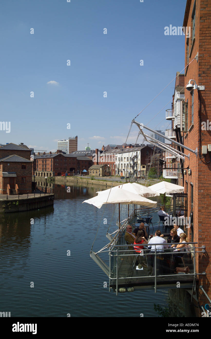 Restaurant "Brauerei Wharf" Leeds Yorkshire Stockfoto