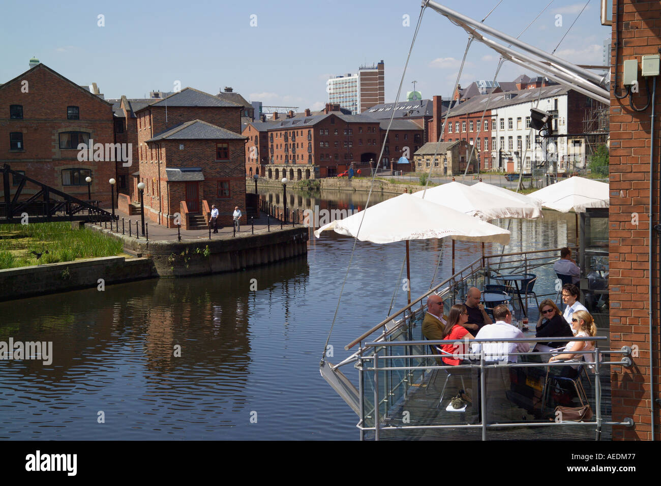 Restaurant "Brauerei Wharf" Leeds Yorkshire Stockfoto