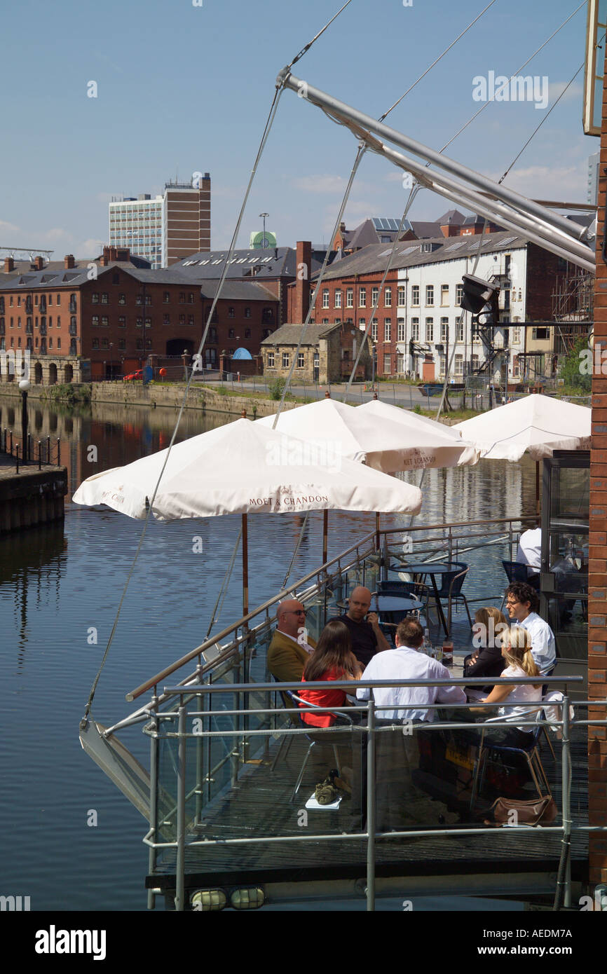 Restaurant "Brauerei Wharf" Leeds Yorkshire Stockfoto