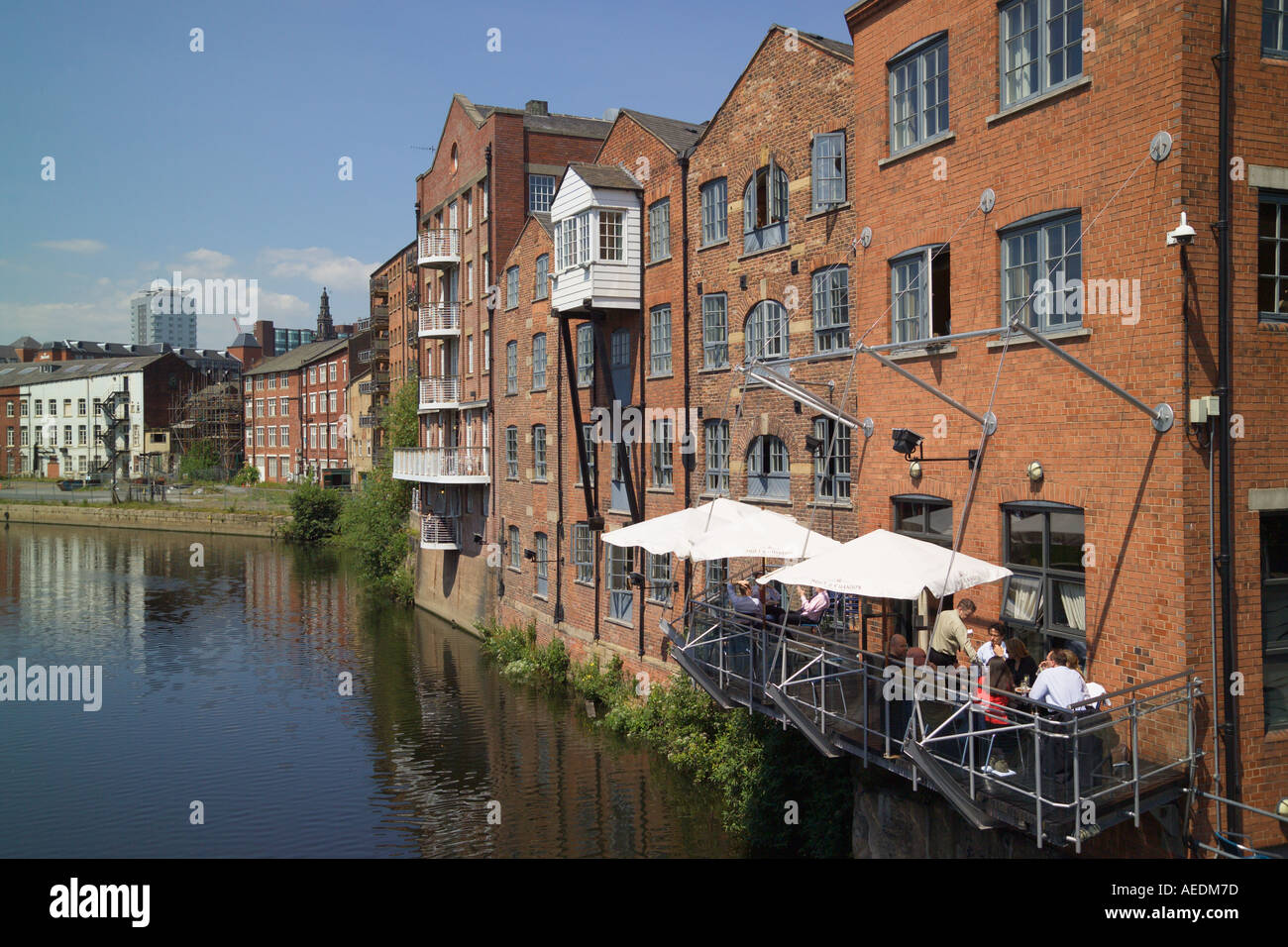 Restaurant "Brauerei Wharf" Leeds Yorkshire Stockfoto
