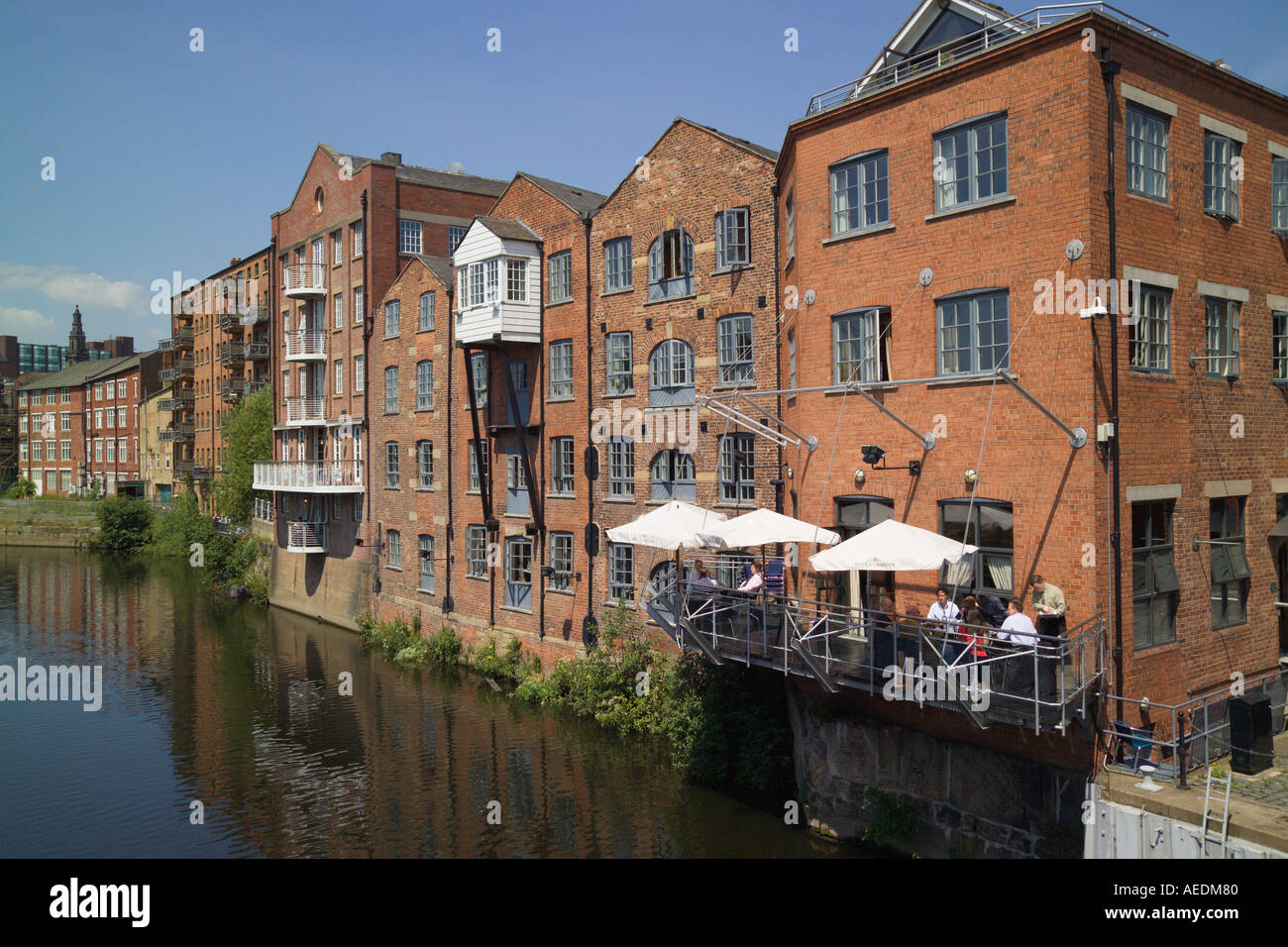 Restaurant "Brauerei Wharf" Leeds Yorkshire Stockfoto