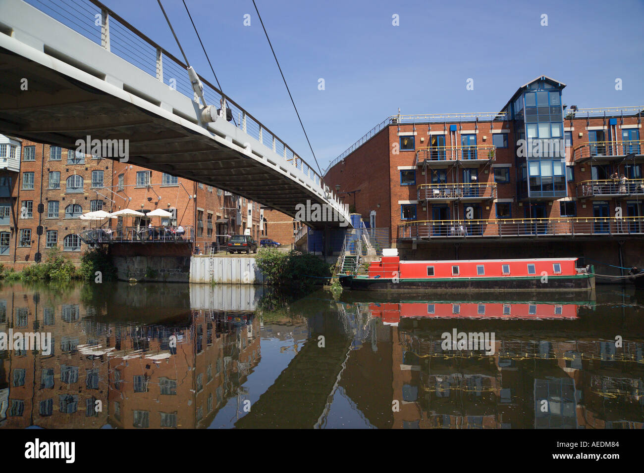 "Leeds-Liverpool-Kanal" Leeds Yorkshire Stockfoto