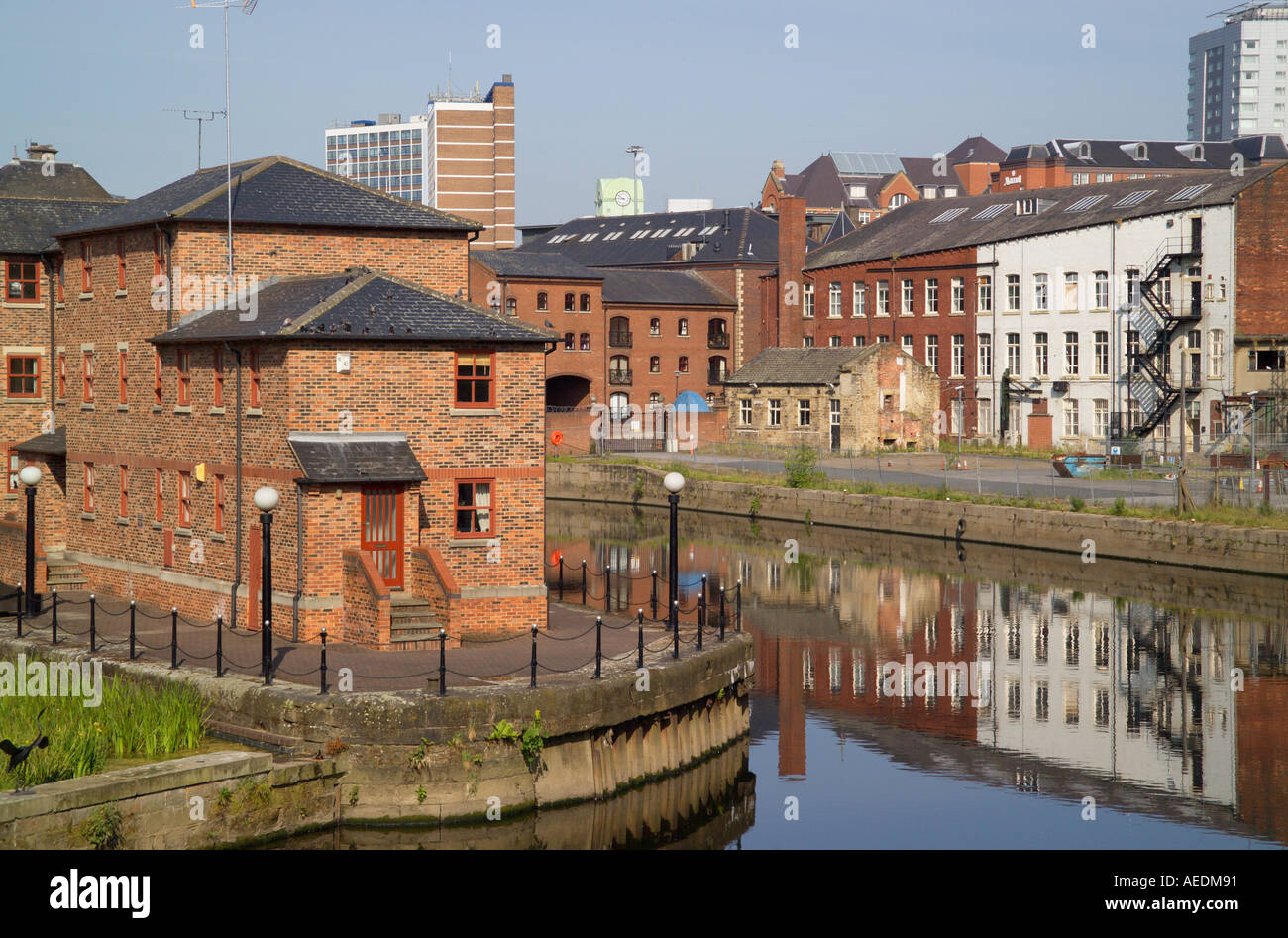 neue Wohnung Gehäuse Leeds [Regeneration Bereich] Stockfoto