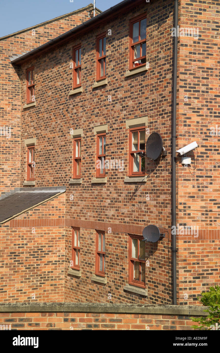 Videoüberwachung [Himmel Gericht] Leeds Yorkshire Stockfoto