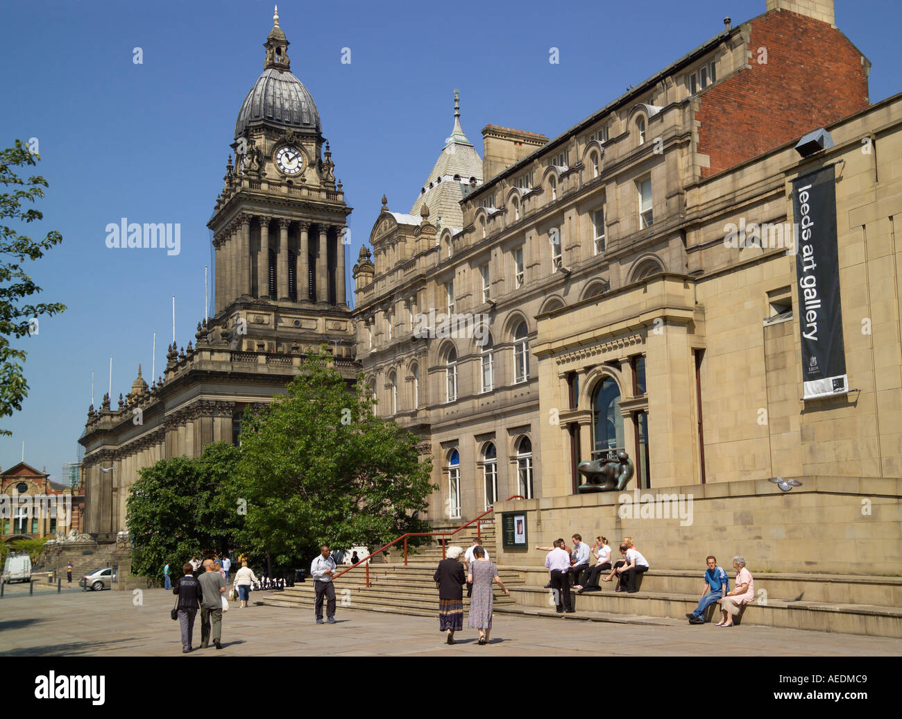 Leeds City [Galerie] Yorkshire Stockfoto