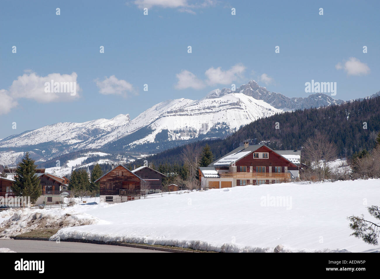 Villard de Lans, den Vercors, Isere, Frankreich, Europa Stockfoto