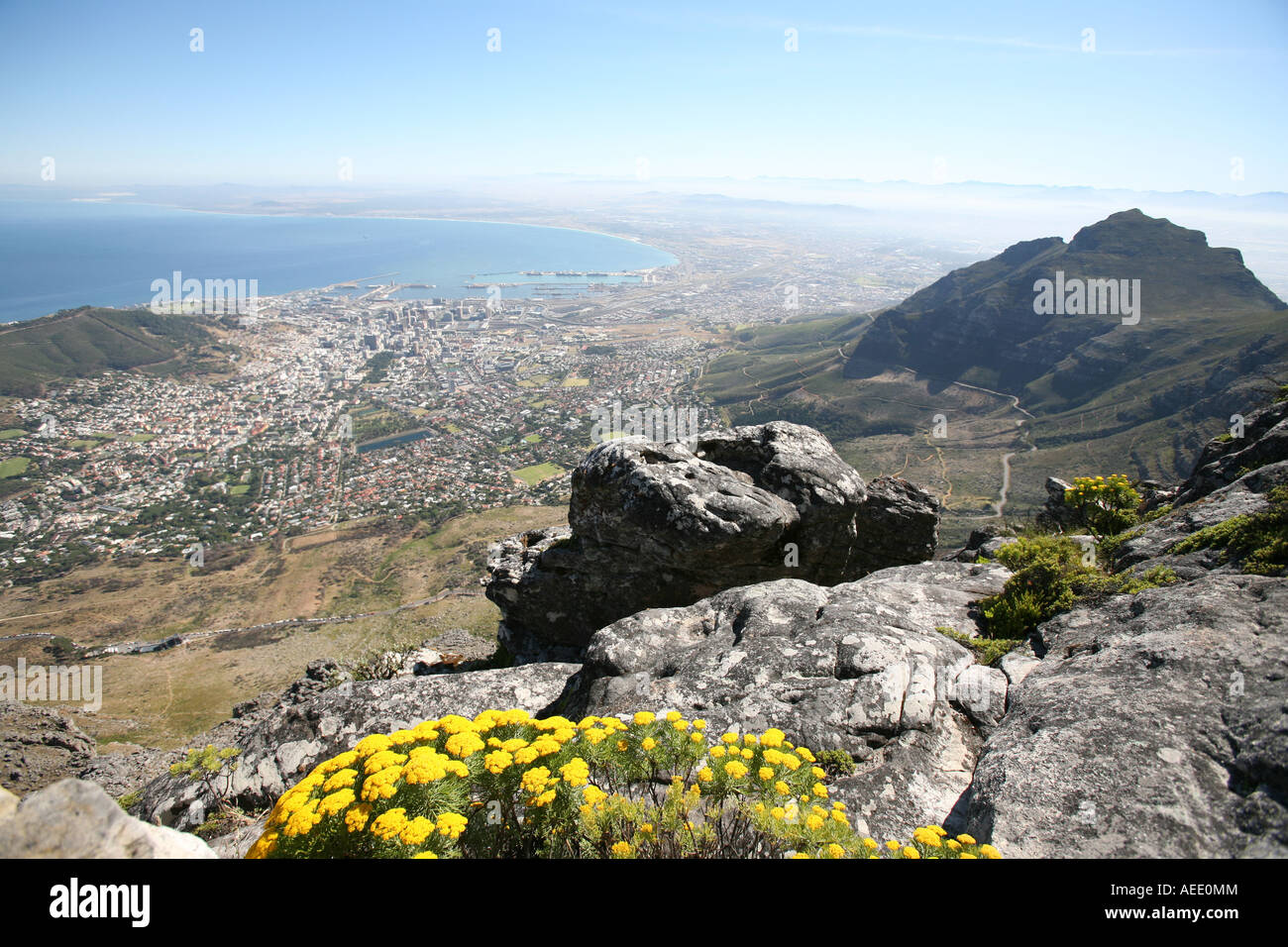 Table Mountain-Kapstadt Stockfoto