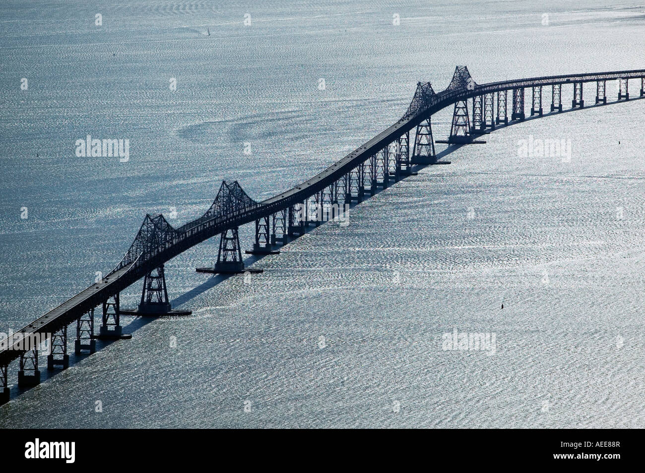 Luftaufnahmen Uber Richmond San Rafael Bridge San Francisco Bay Stockfotografie Alamy