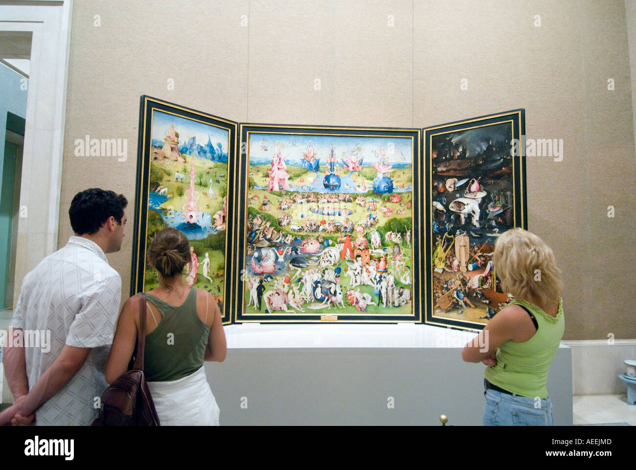Der Garten der Lüste von Hieronymus Bosch im Museo del Prado Madrid