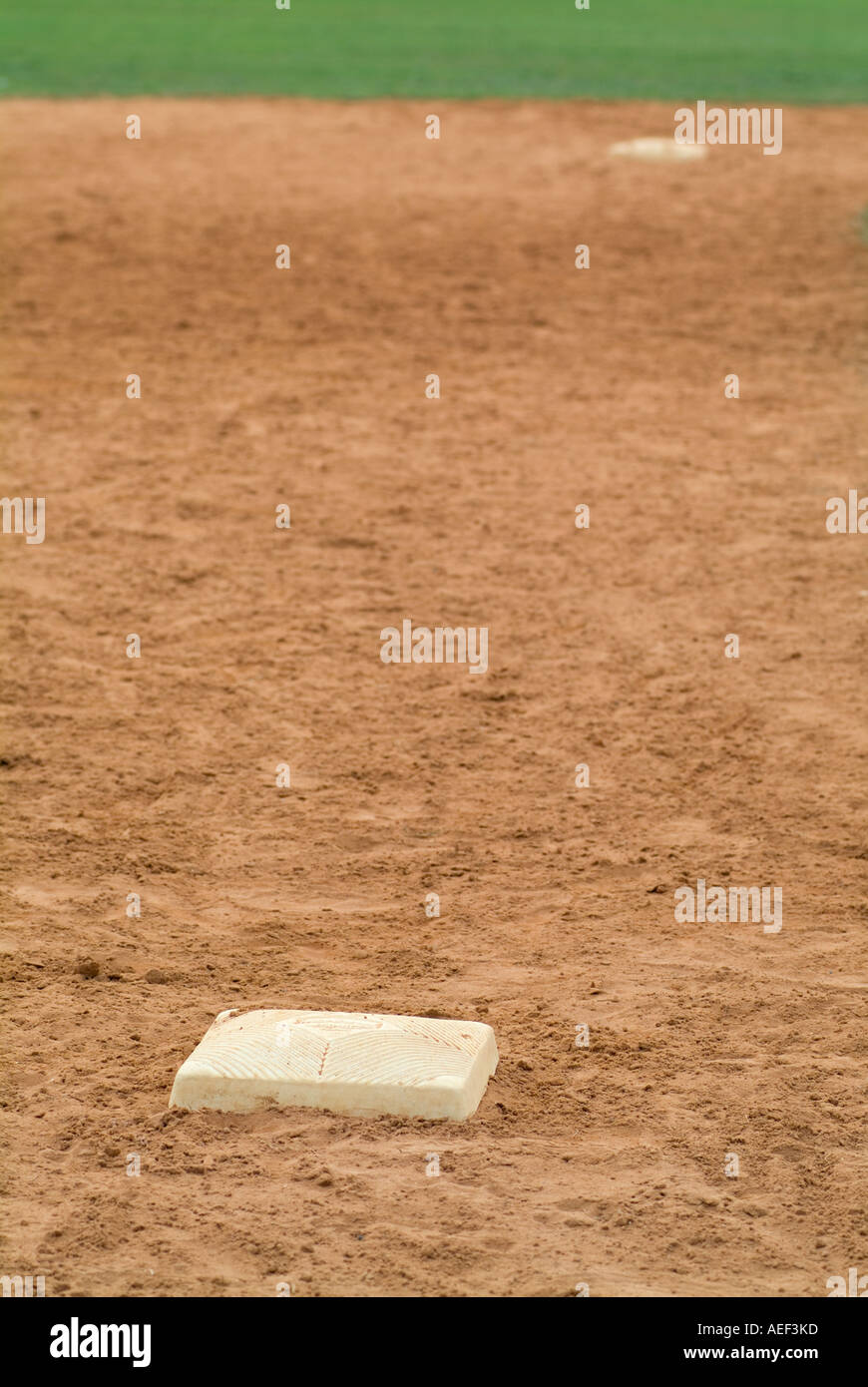 dritten Base Baseball Sport-sportliche Grundlagen Stockfoto