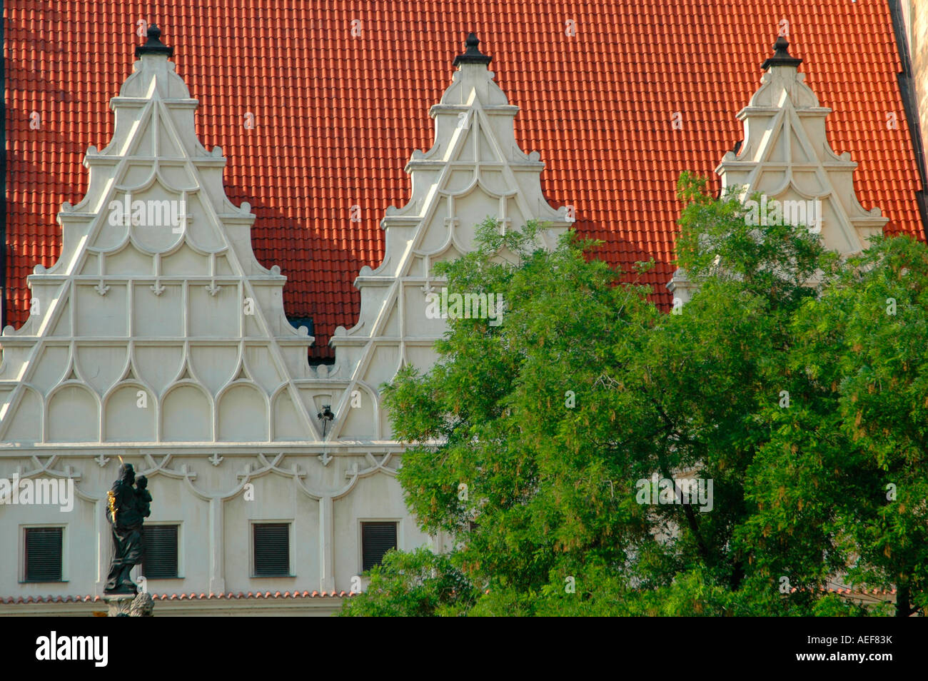 Die New Town Hall Novomestska Radince in Nove Mesto Prag Tschechische Republik Stockfoto