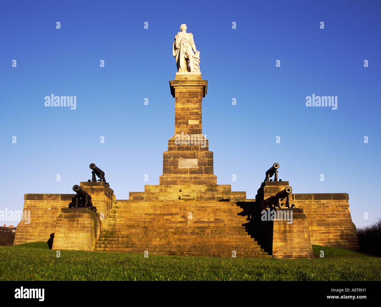 Statue von Lord collingwood Stockfoto