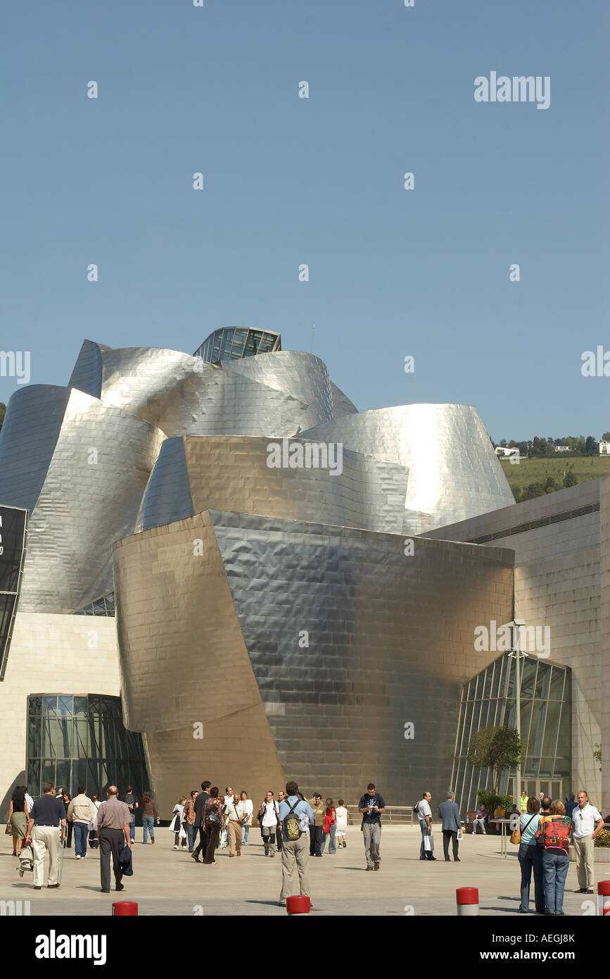 Guggenheim Museum Bilbao Spanien Stockfoto