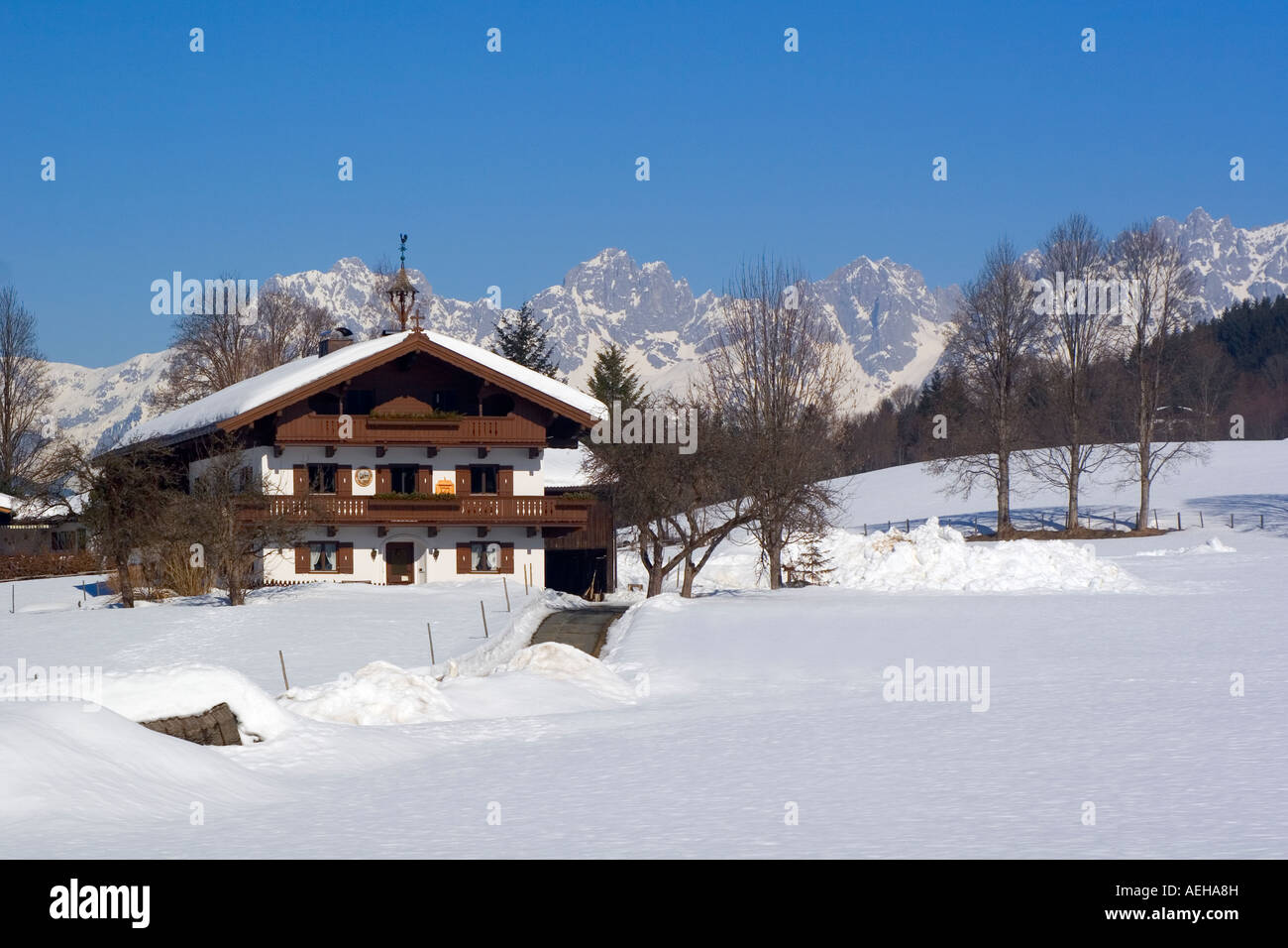 ÖSTERREICH, KITZBÜHEL Stockfoto