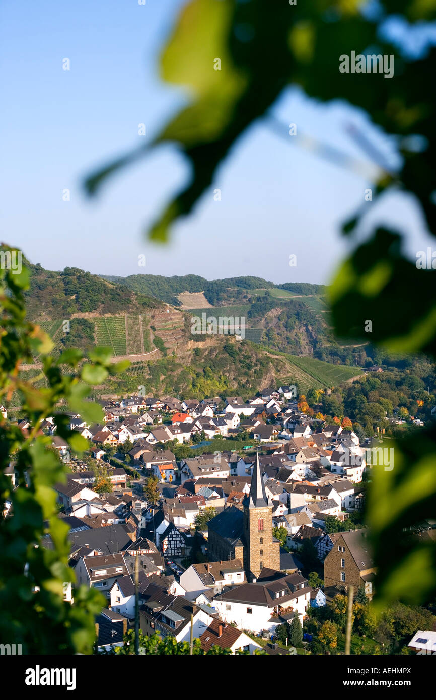 Dernau Ahrtal Eifel Deutschland Stockfoto