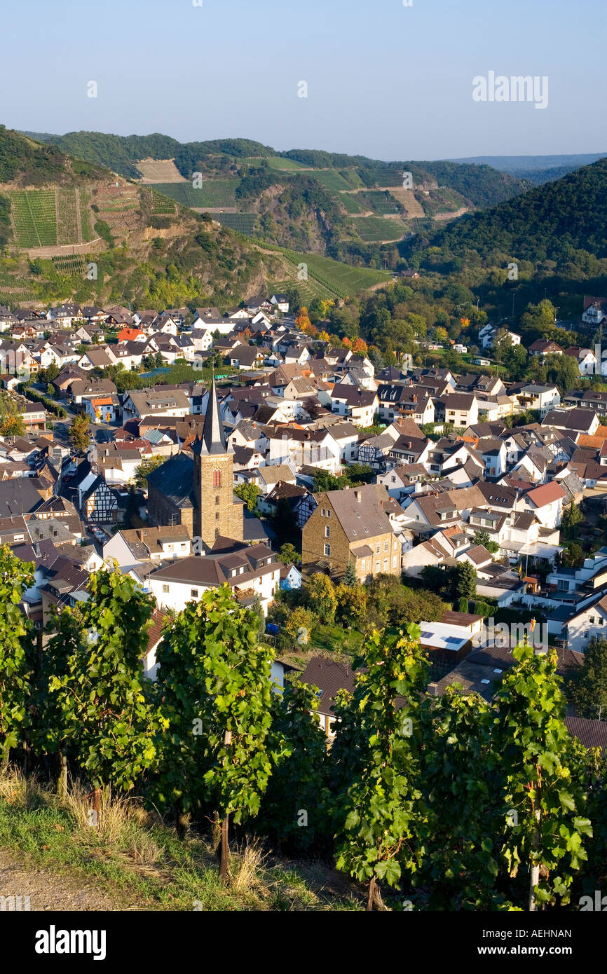 Dernau Ahrtal Eifel Deutschland Stockfoto
