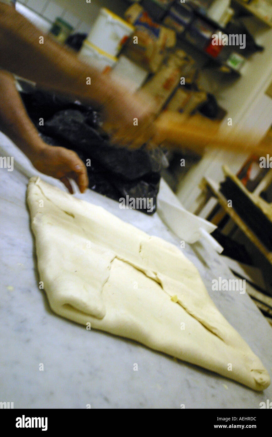in der Bäckerei Stockfoto