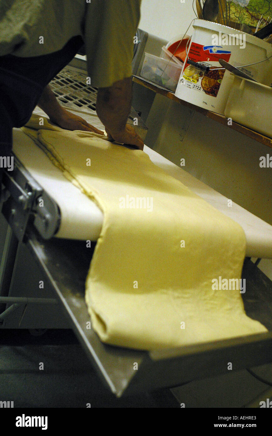 in der Bäckerei Stockfoto