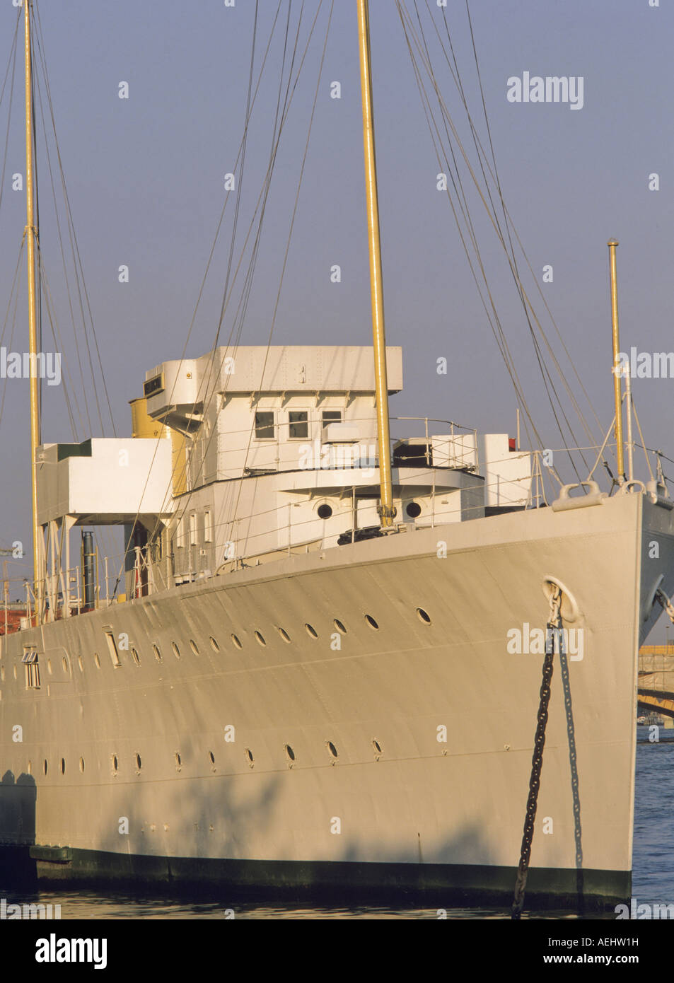 HMS Wellington Fluss Themse London England uk eine Grimsby Klasse Sloop verwendet als Konvoi escort Stockfoto