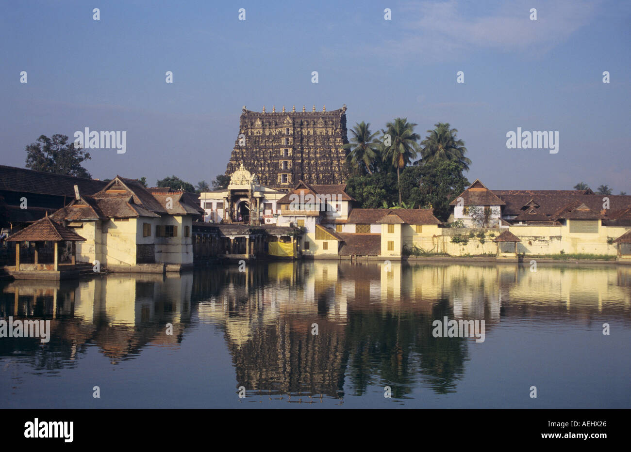 Sri Padmanabhaswamy Tempel Trivandrum Kerala Indien Stockfoto