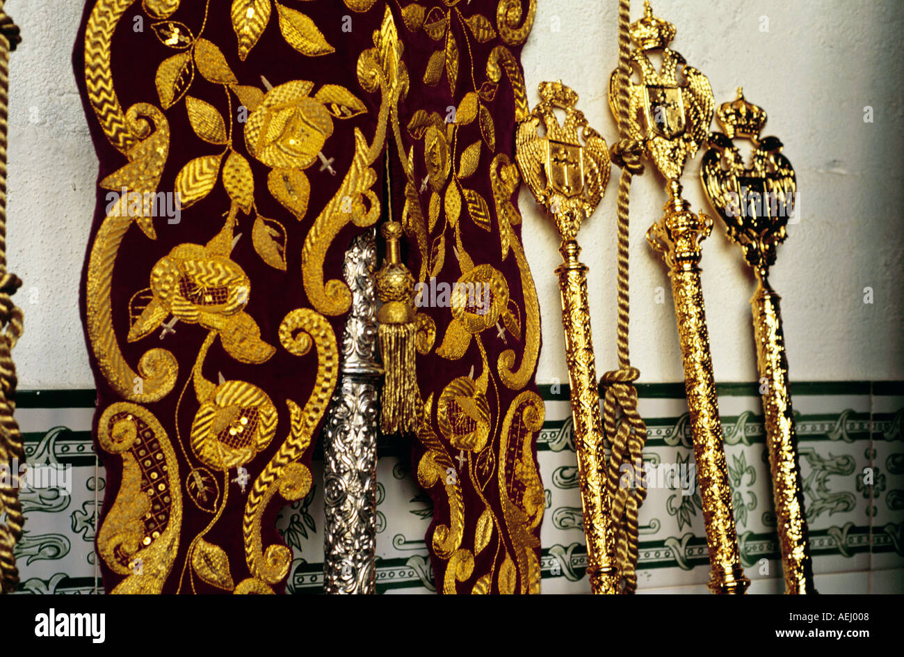 Semana Santa, die Karwoche, Ostern, Andalusien, Spanien. Stockfoto