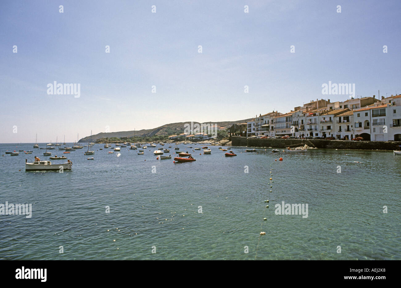 Cadaques, Cataluna, Spanien. Stockfoto