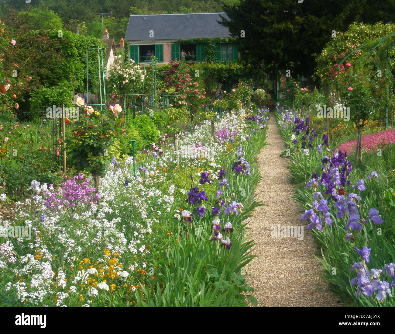 Monet Garten Giverny Paris Frankreich Florale Pracht Stockfotografie Alamy