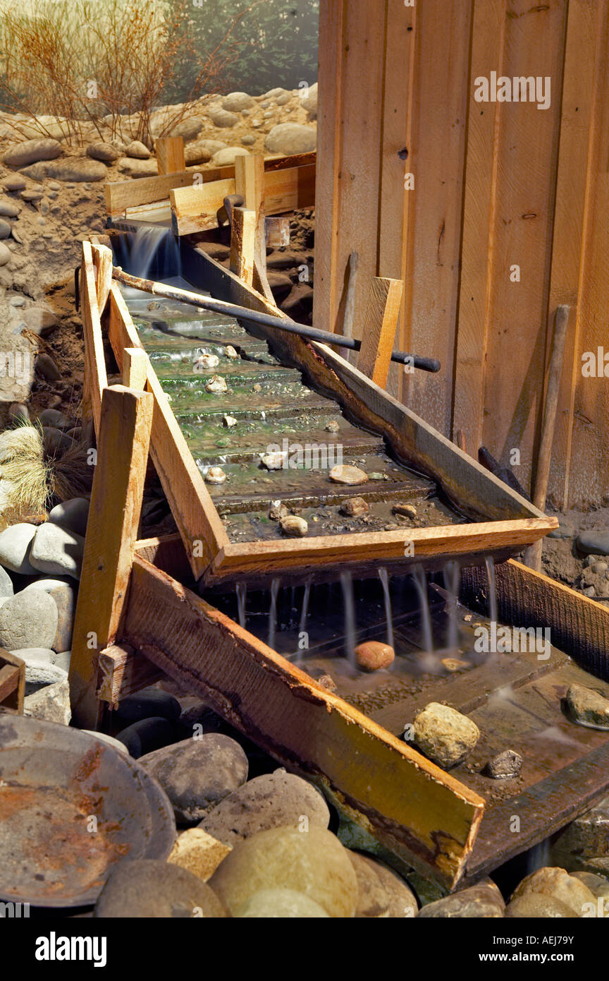 Historische Darstellung in der Oregon High Desert Museum Earle A Chiles Mitte des Geistes von der West-Zentral-Oregon Stockfoto
