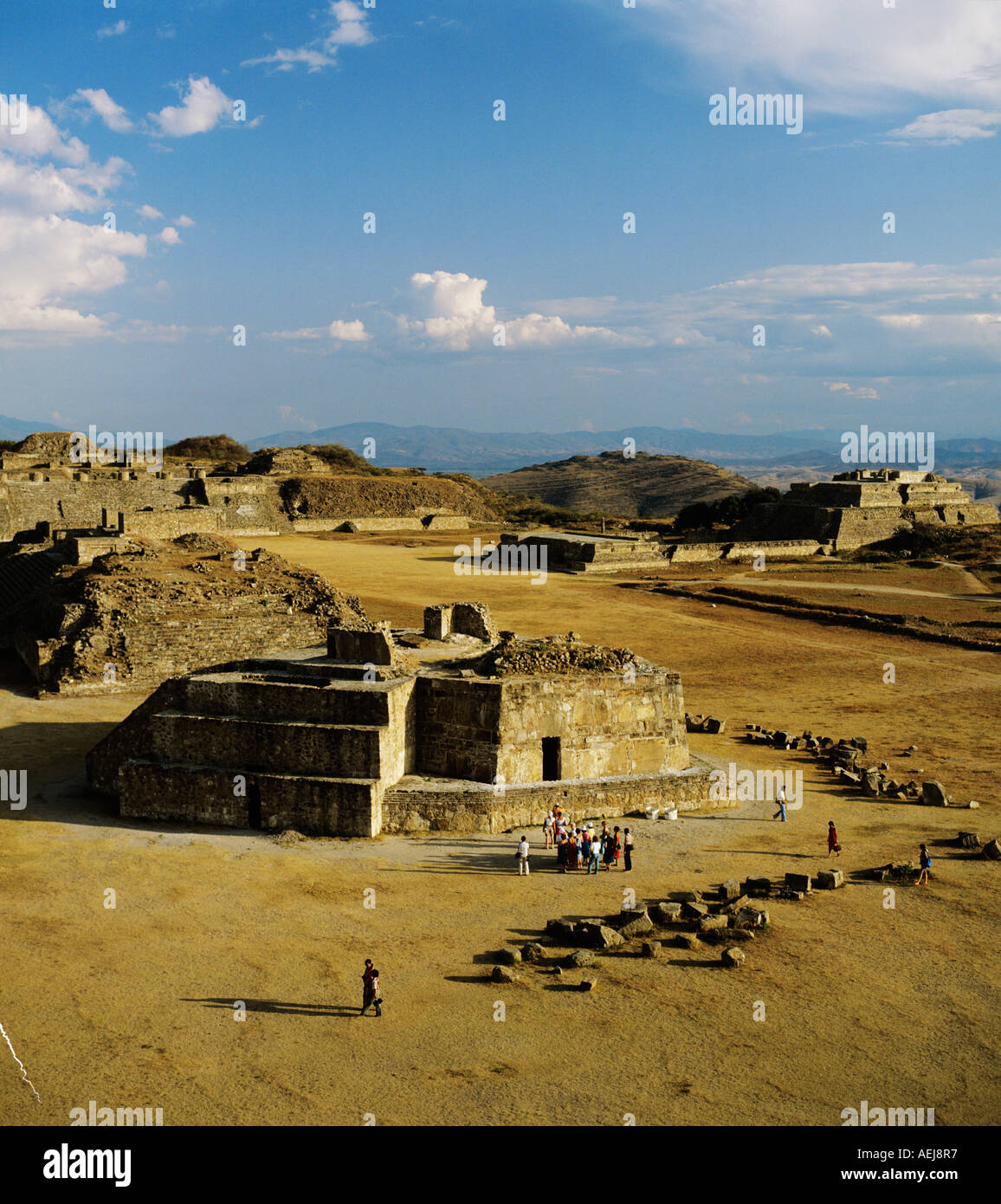 Mexiko, Oaxaca, Monte Alban Stockfoto