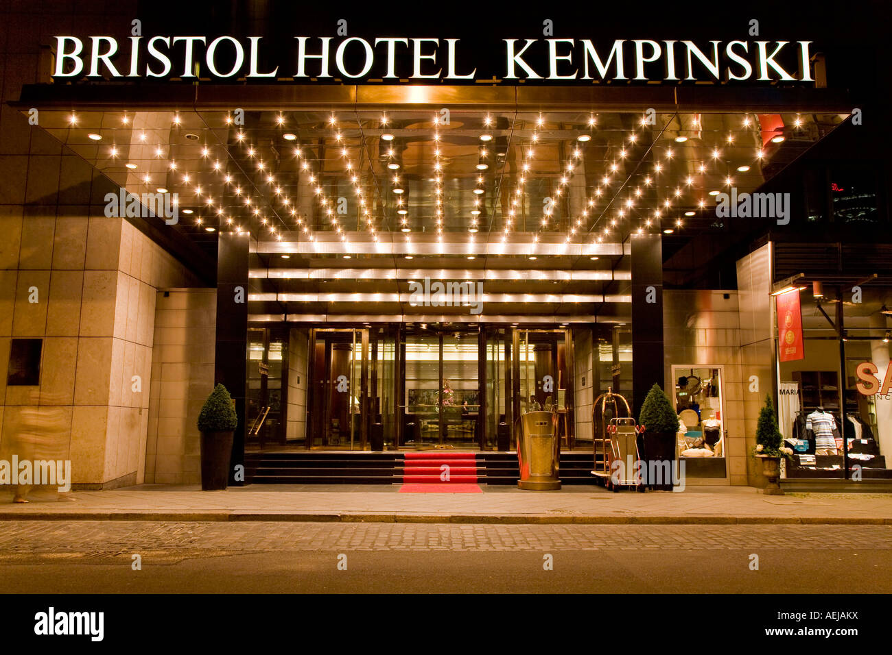 Foyer Bristol Hotel Kempinski, Berlin, Deutschland Stockfoto