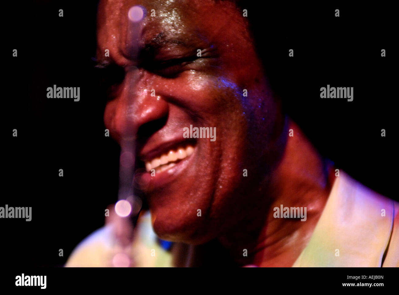 Al Foster in Aktion Stockfoto