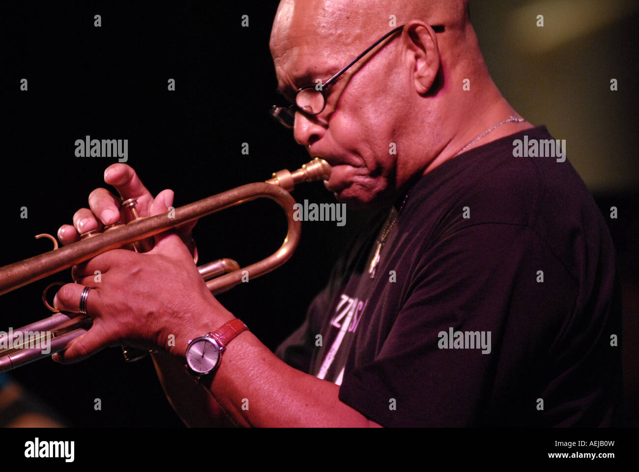 Al Foster Quintett: Eddie Henderson Stockfoto