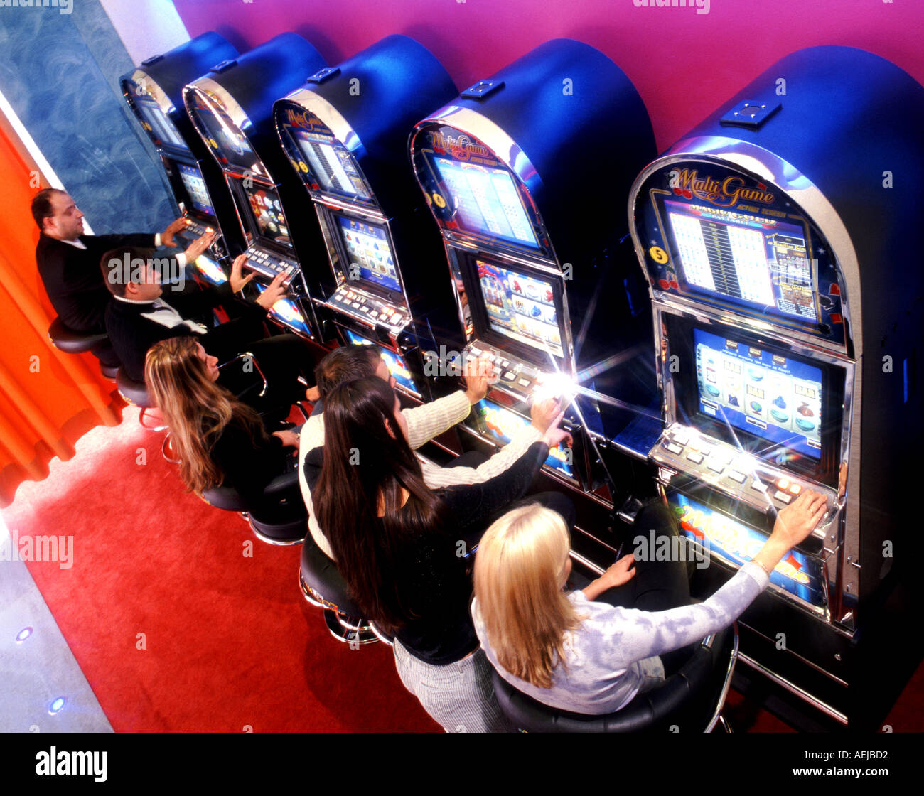 Casino Gaming-Haus Spielzeug Versprechen Stockfoto