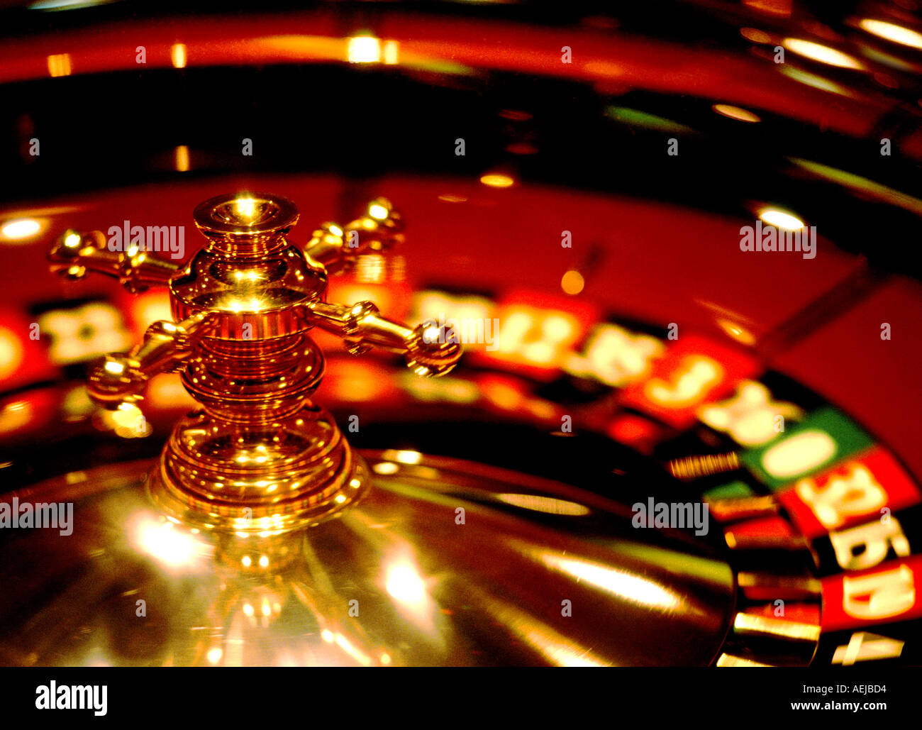 elektronisches Roulette Casino Gaming-Haus Spielzeug Versprechen Stockfoto