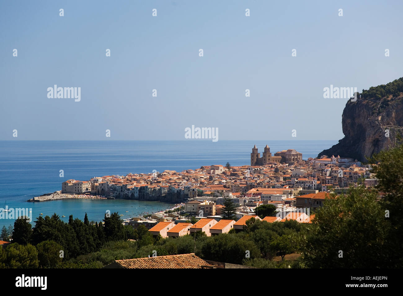 Cefalu, Sizilien, Italien Stockfoto