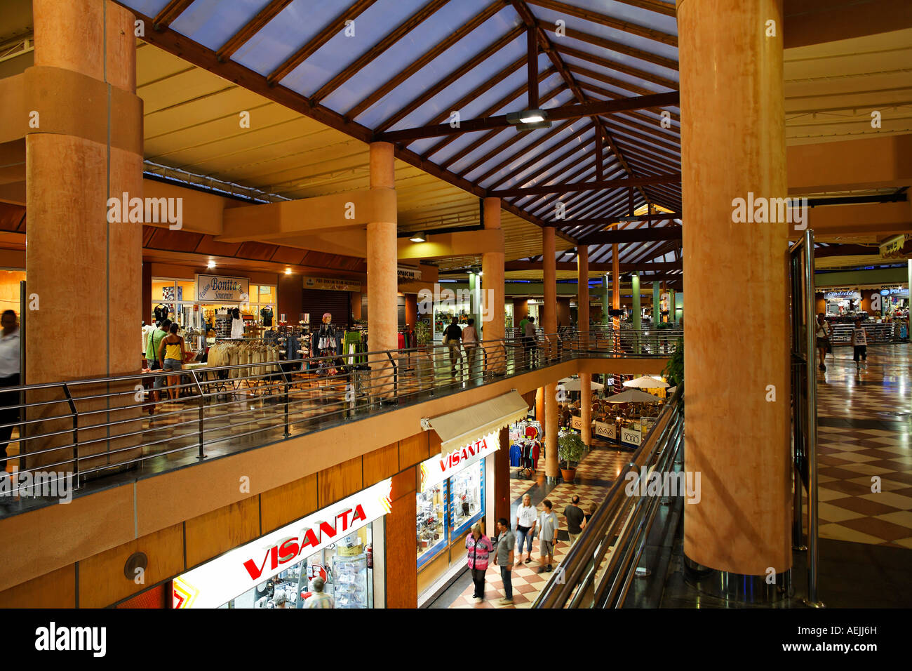 Einkaufszentrum Varadero in Maspalomas (Meloneras), Costa Canario, Gran Canaria, Spanien Stockfoto