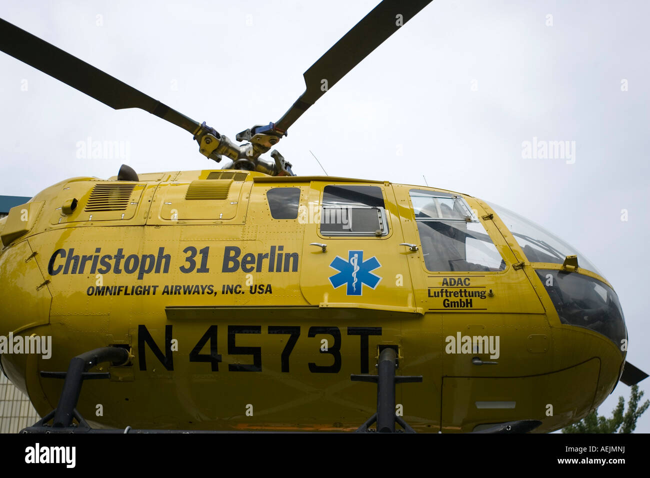 Hubschrauber Christoph 31 Berlin zu retten Stockfoto