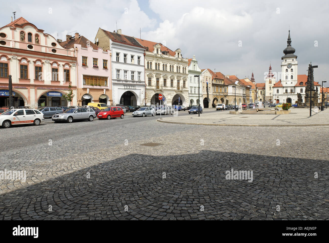 Historische alte Stadt Zatec, Nord-Böhmen, Tschechische Republik Stockfoto