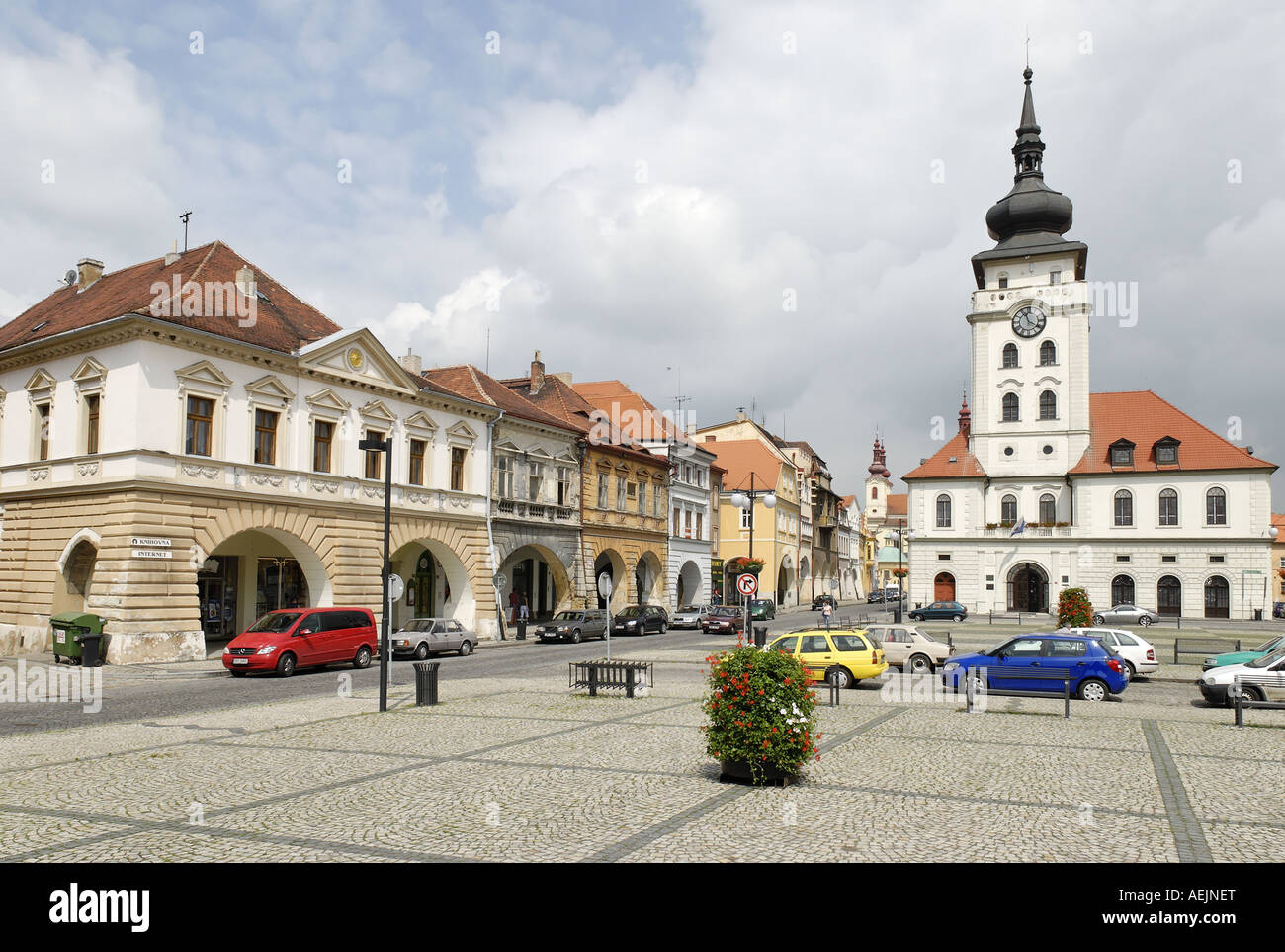 Historische alte Stadt Zatec, Nord-Böhmen, Tschechische Republik Stockfoto