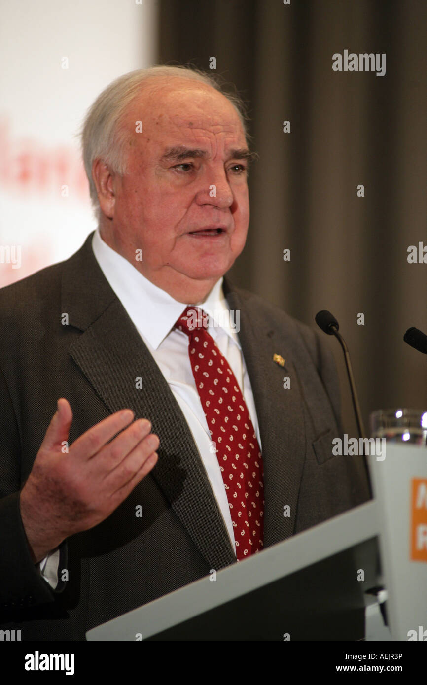 Helmut Kohl, Bundeskanzler (CDU), Deutschland Stockfoto