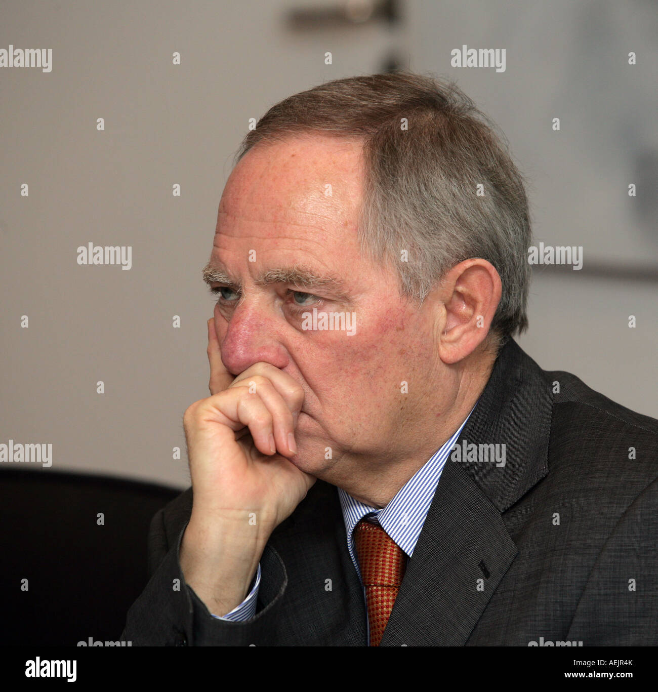 Wolfgang Schäuble (CDU), Bundesminister des Innern, Deutschland Stockfoto