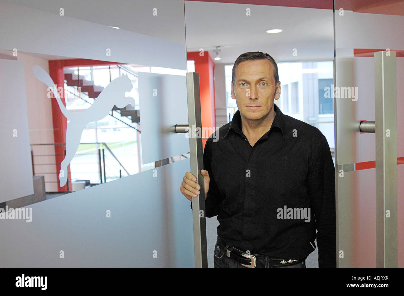 PUMA AG Rudolf Dassler Sport, Herzogenaurach - Interview Jochen Zeitz, CEO. Stockfoto