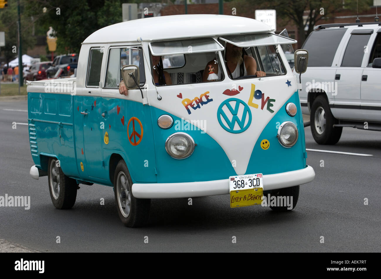 Volkswagen Pickup-Truck auf die 2007 Woodward Dream Cruise Stockfoto