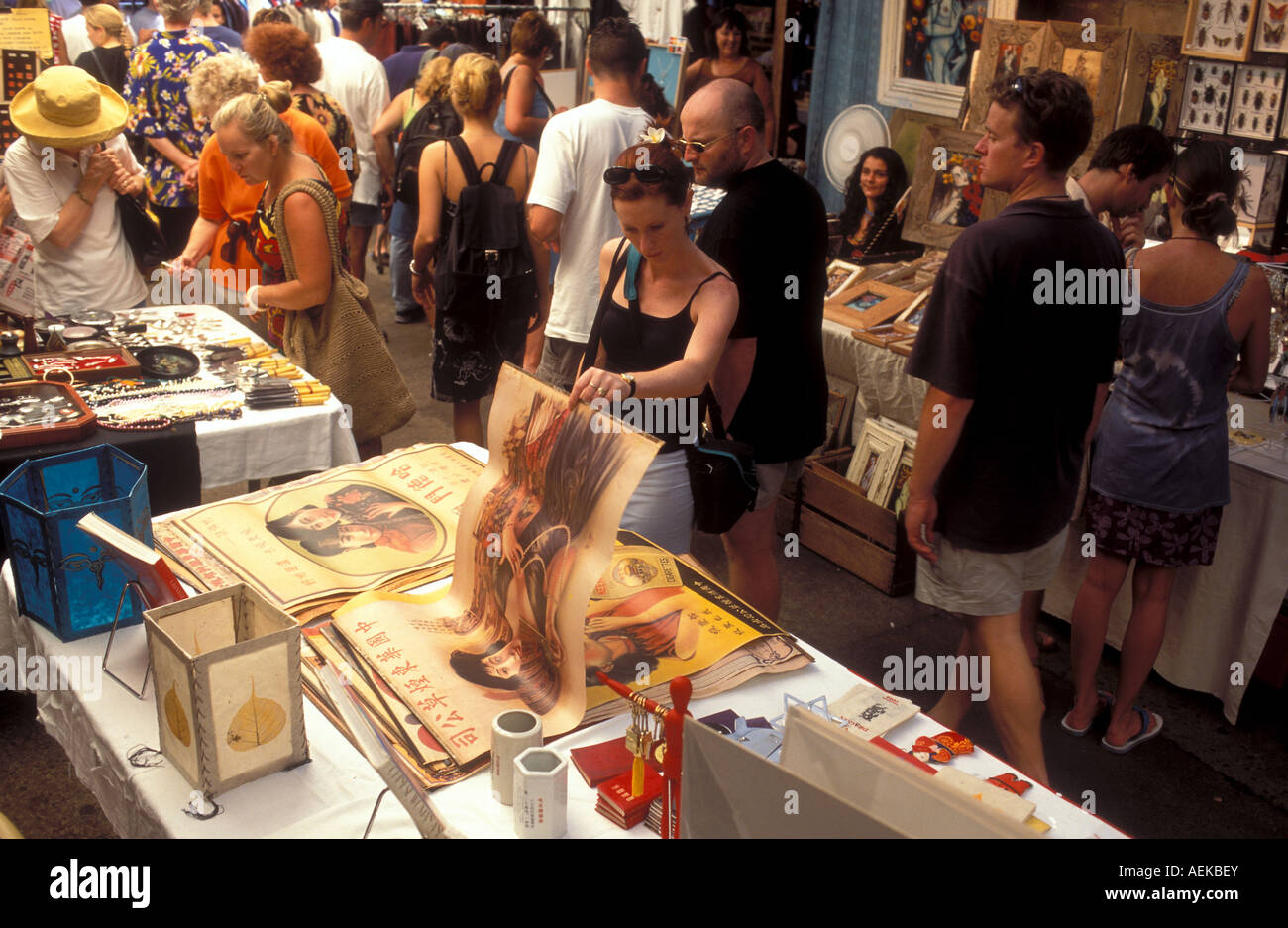 Touristen im shopping center-Sydney Australia Stockfoto