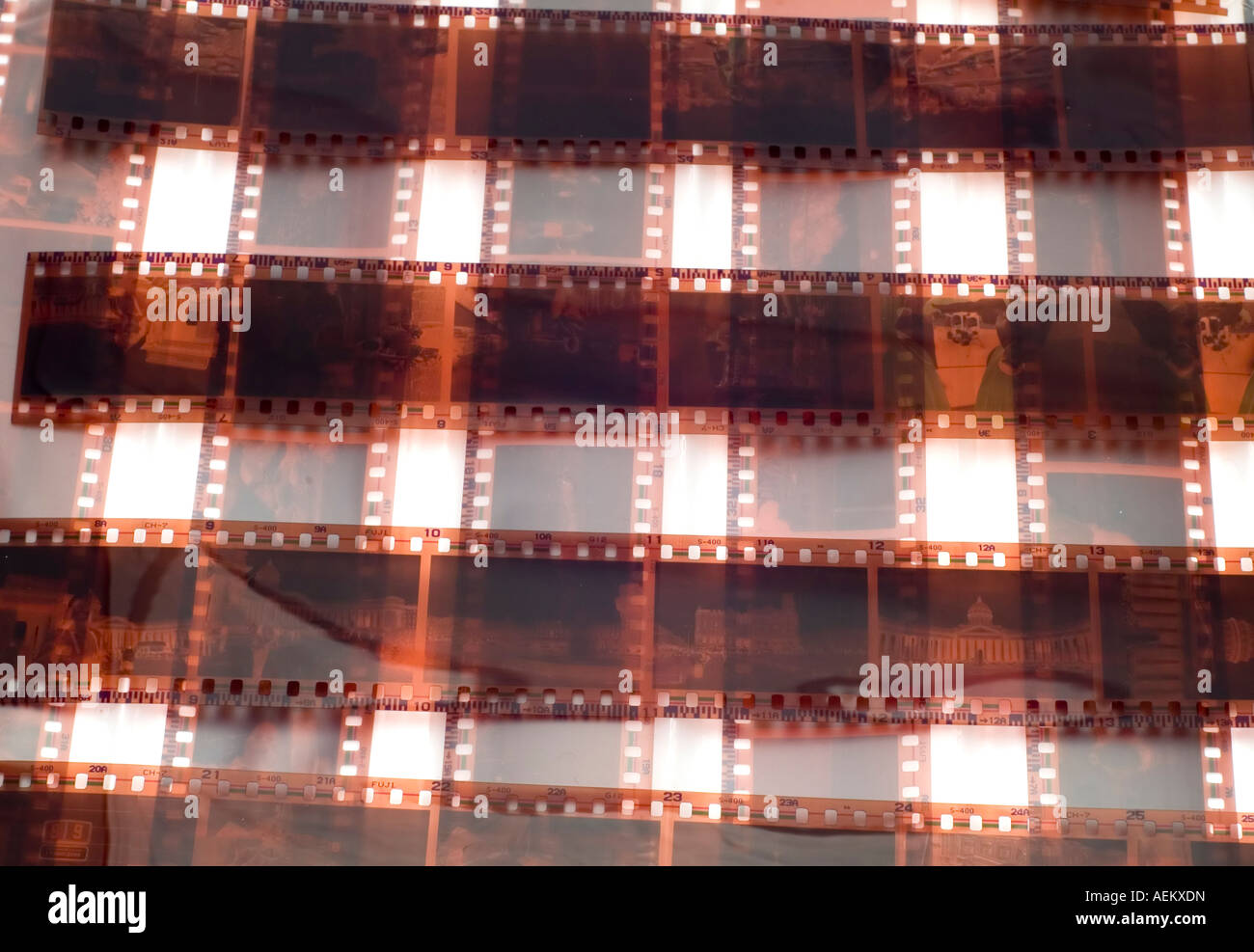 Serie Objekt auf weißen Negativfilm Stockfoto Serie Objekt auf weißen Negativfilm Stockfoto