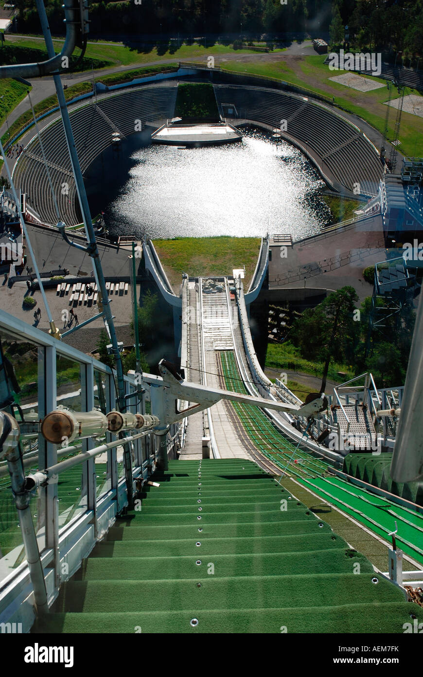 Oslo holmenkollen ski jump tower Fotos und Bildmaterial in hoher
